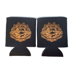 Harley-Davidson Beer can Koozie Smokin Beach Can Holder Black HD Logo